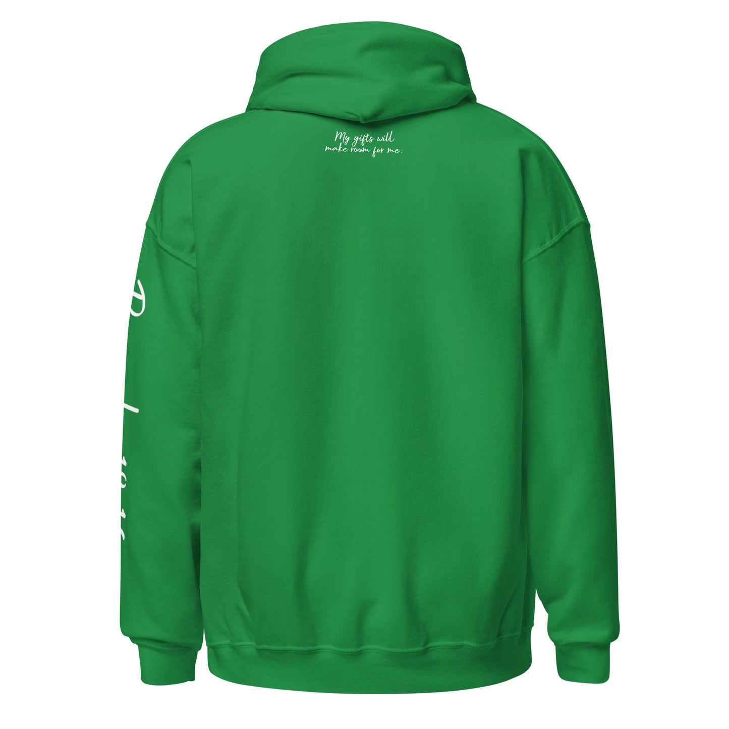 Godly Gifted Signature Unisex Hoodie- Irish Green & White