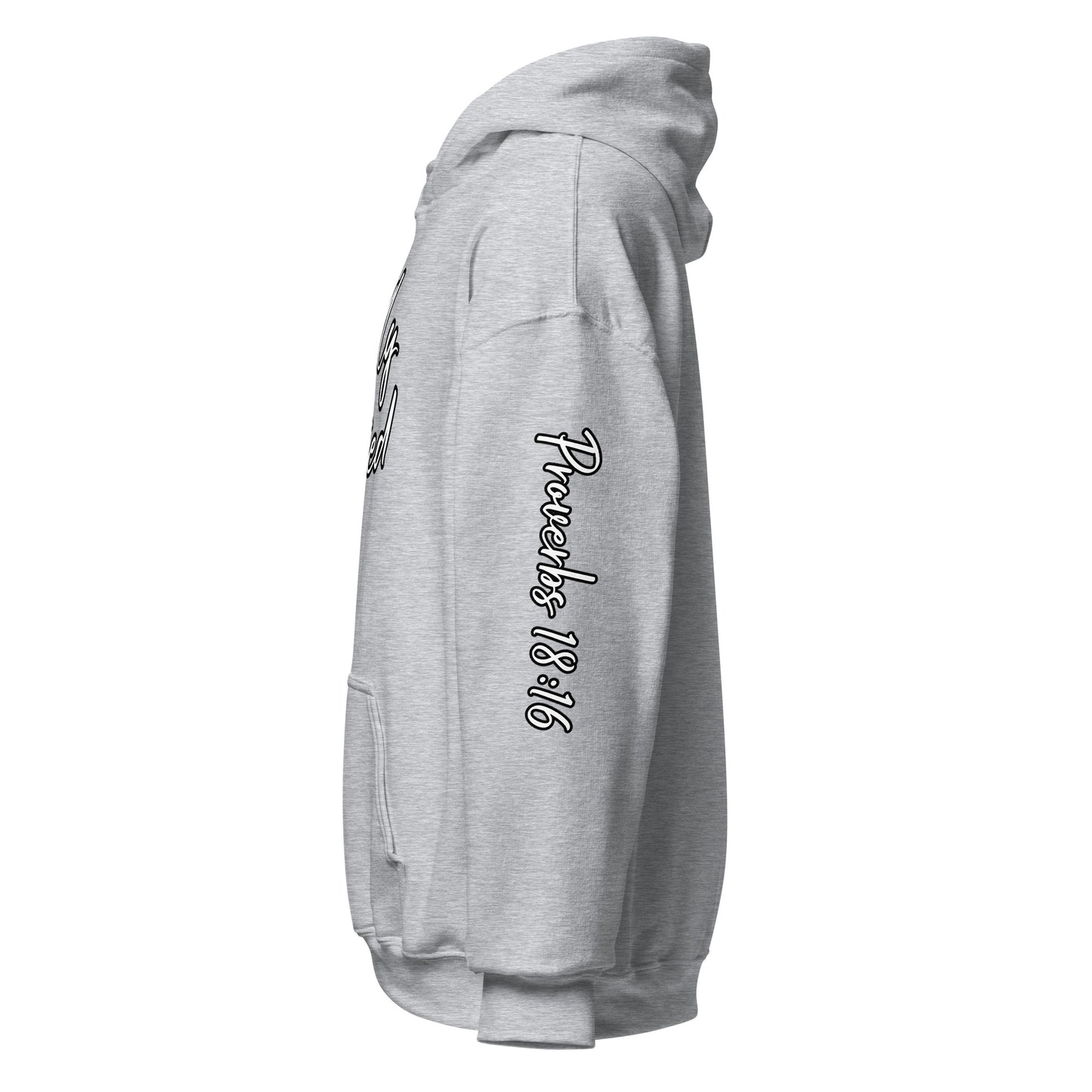 Godly Gifted Signature Unisex Hoodie with Black Outlined Words (Multiple Colors)