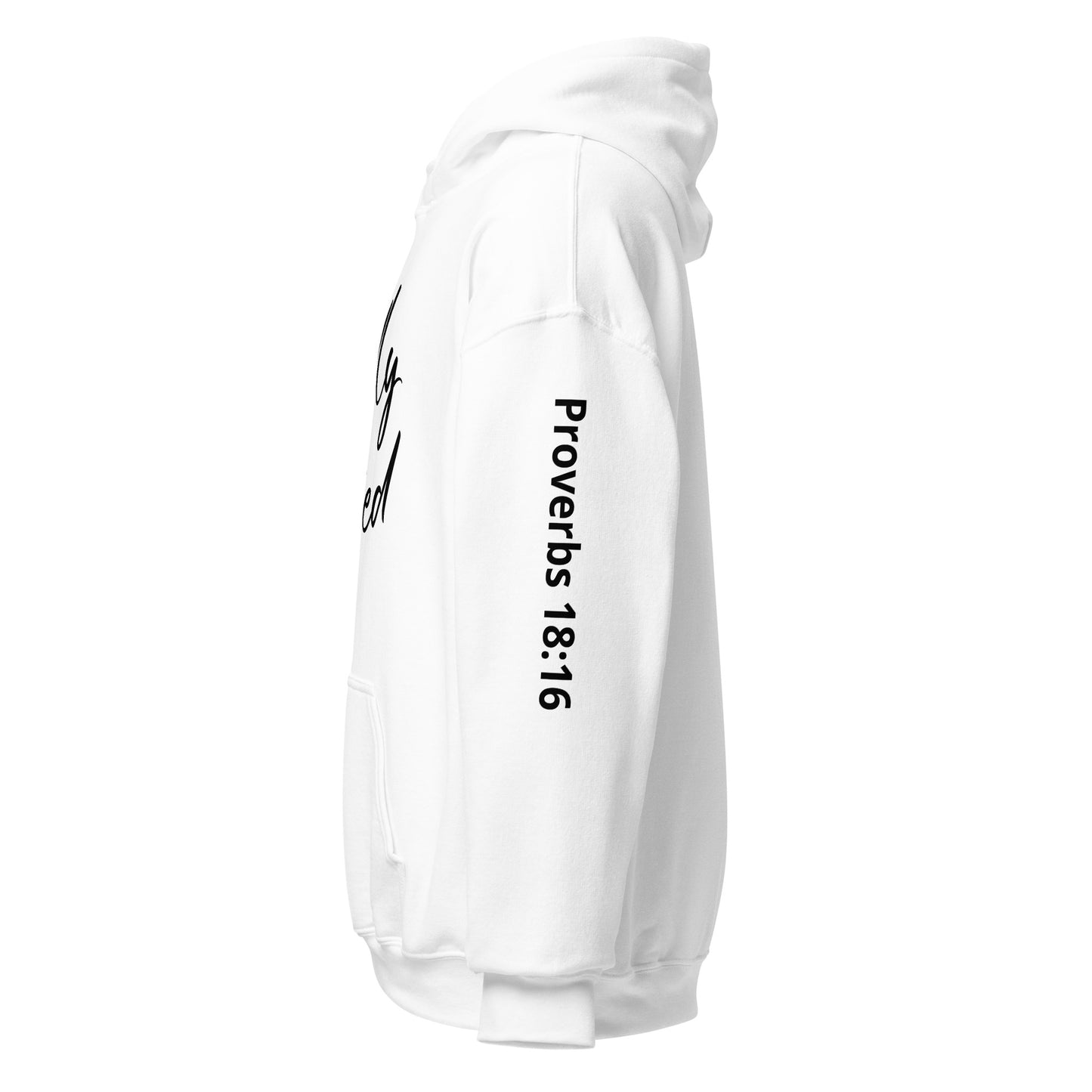 Godly Gifted Signature Unisex Hoodie- White & Black