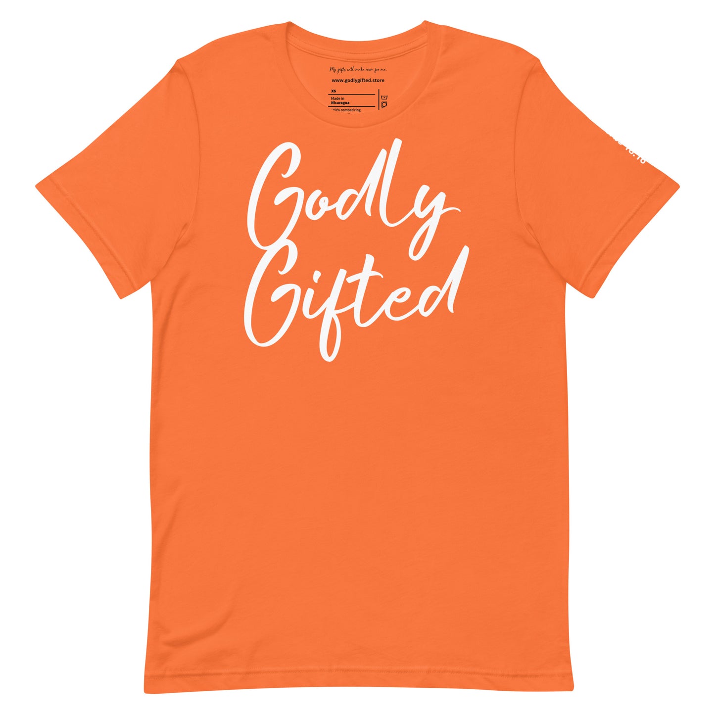 Godly Gifted Signature Unisex Orange T-shirt