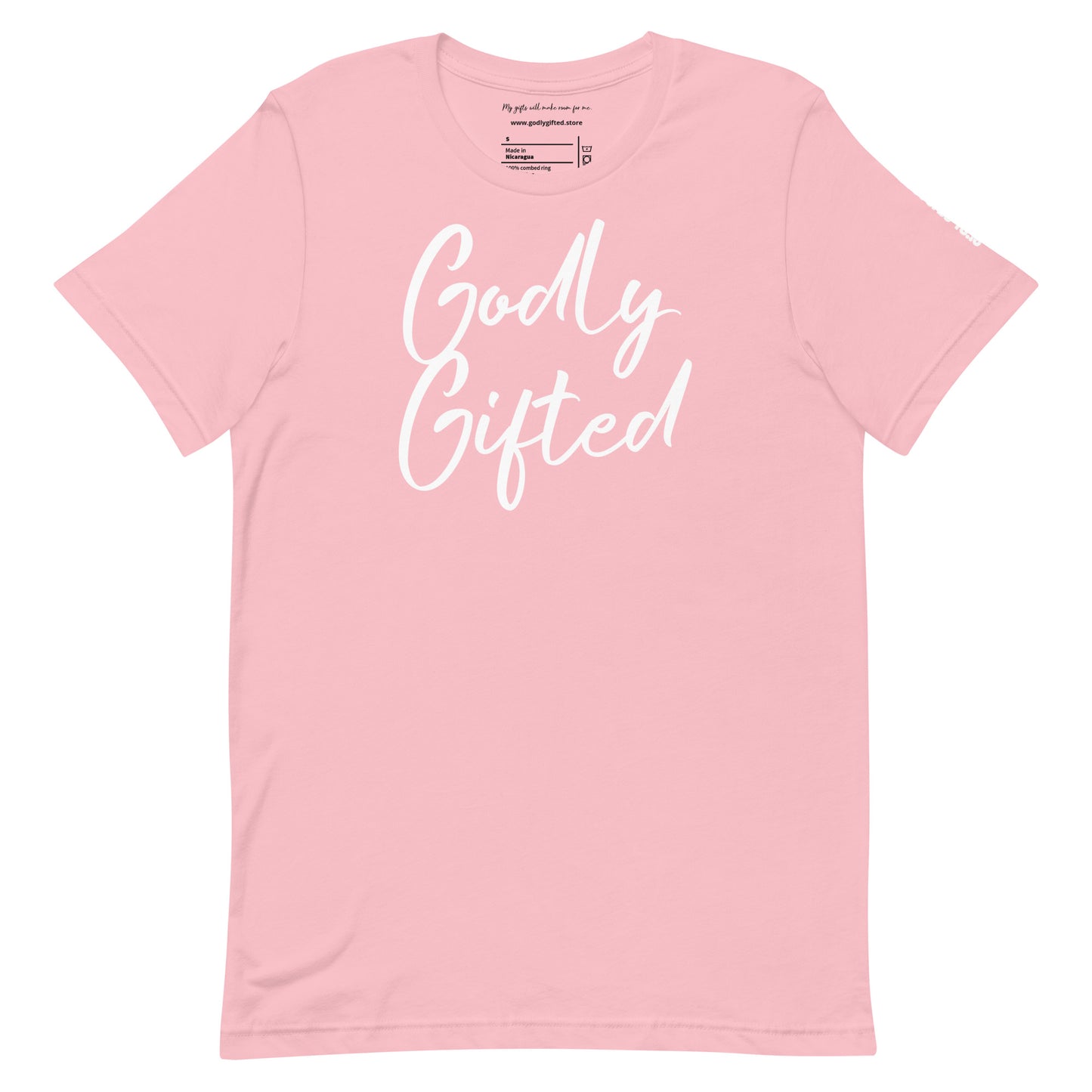 Godly Gifted Signature Unisex Pink T-shirt