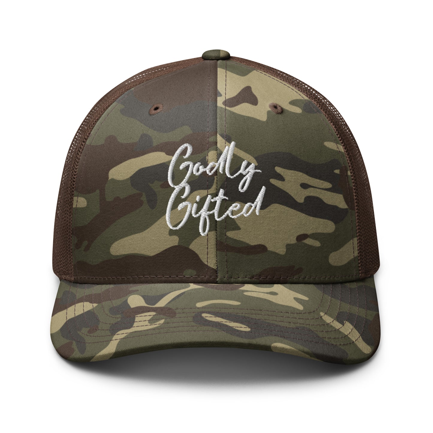 Godly Gifted Camouflage Trucker Hat