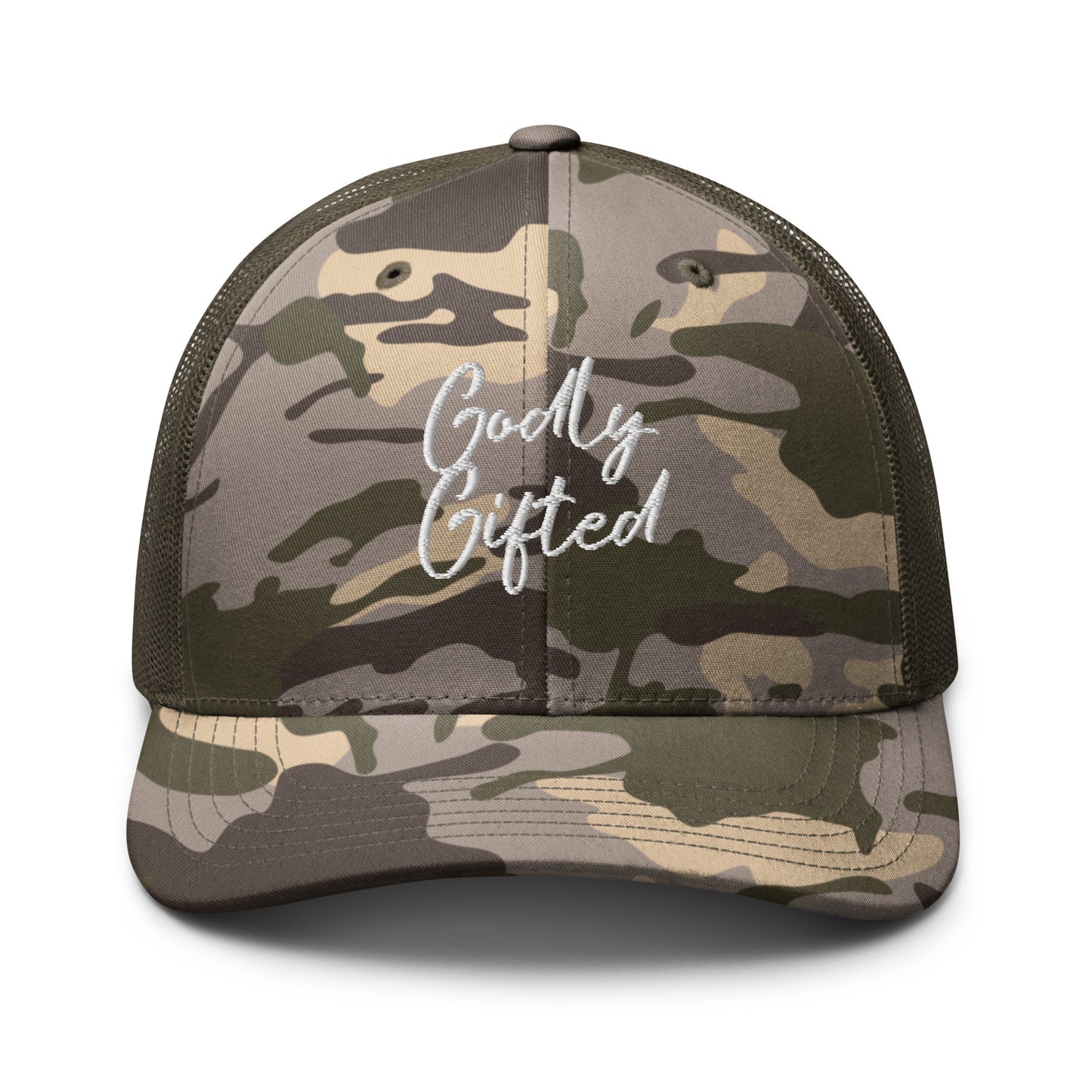 Godly Gifted Camouflage Trucker Hat