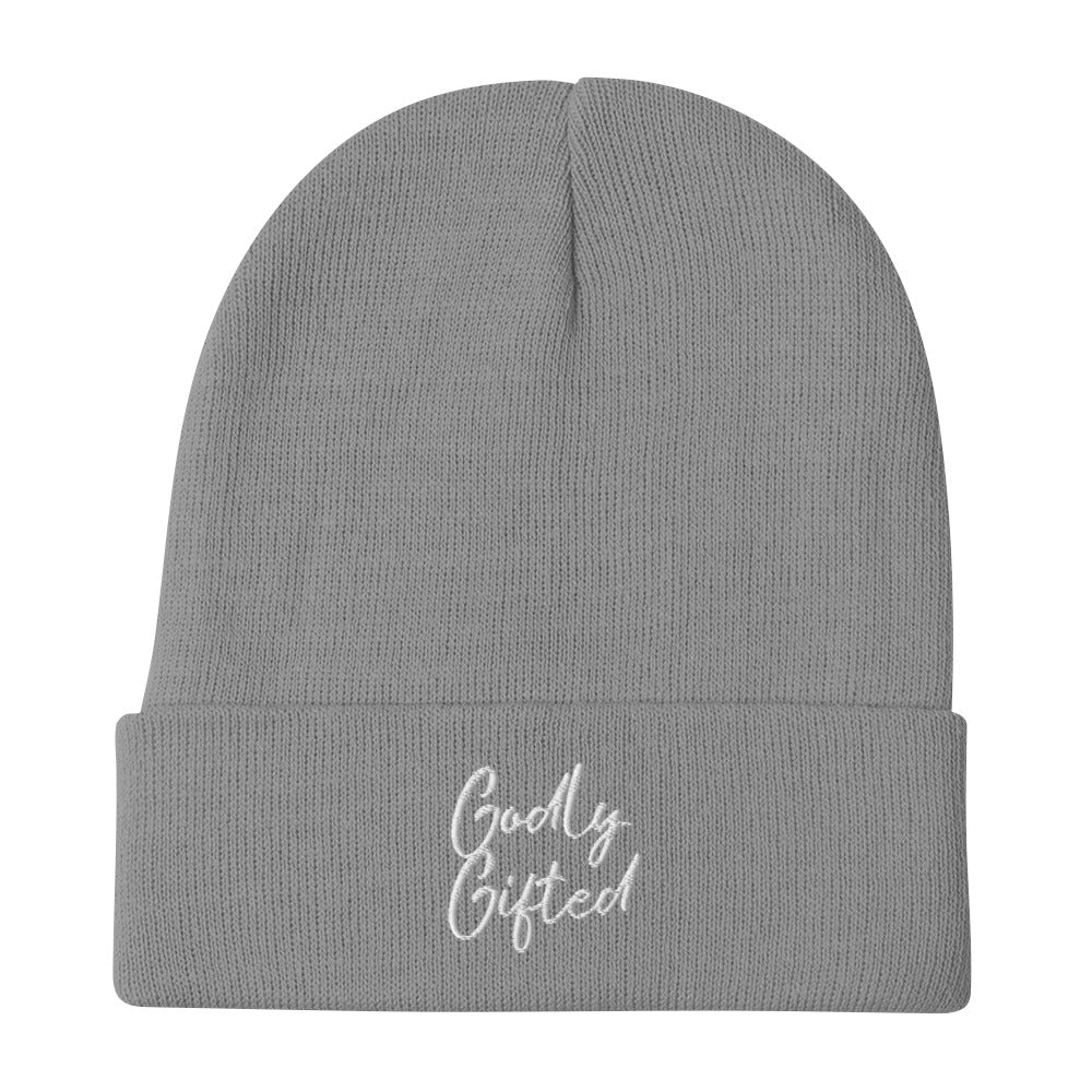 Godly Gifted Embroidered Beanies (Multiple Colors)