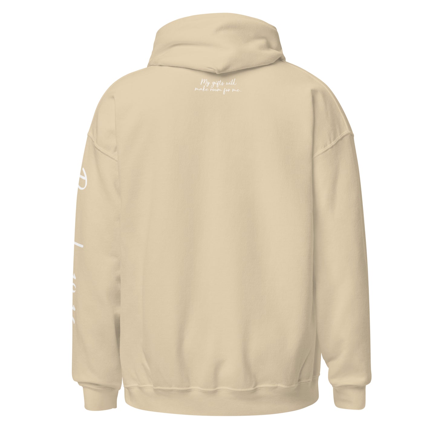Godly Gifted Signature Unisex Hoodie-Sand & White