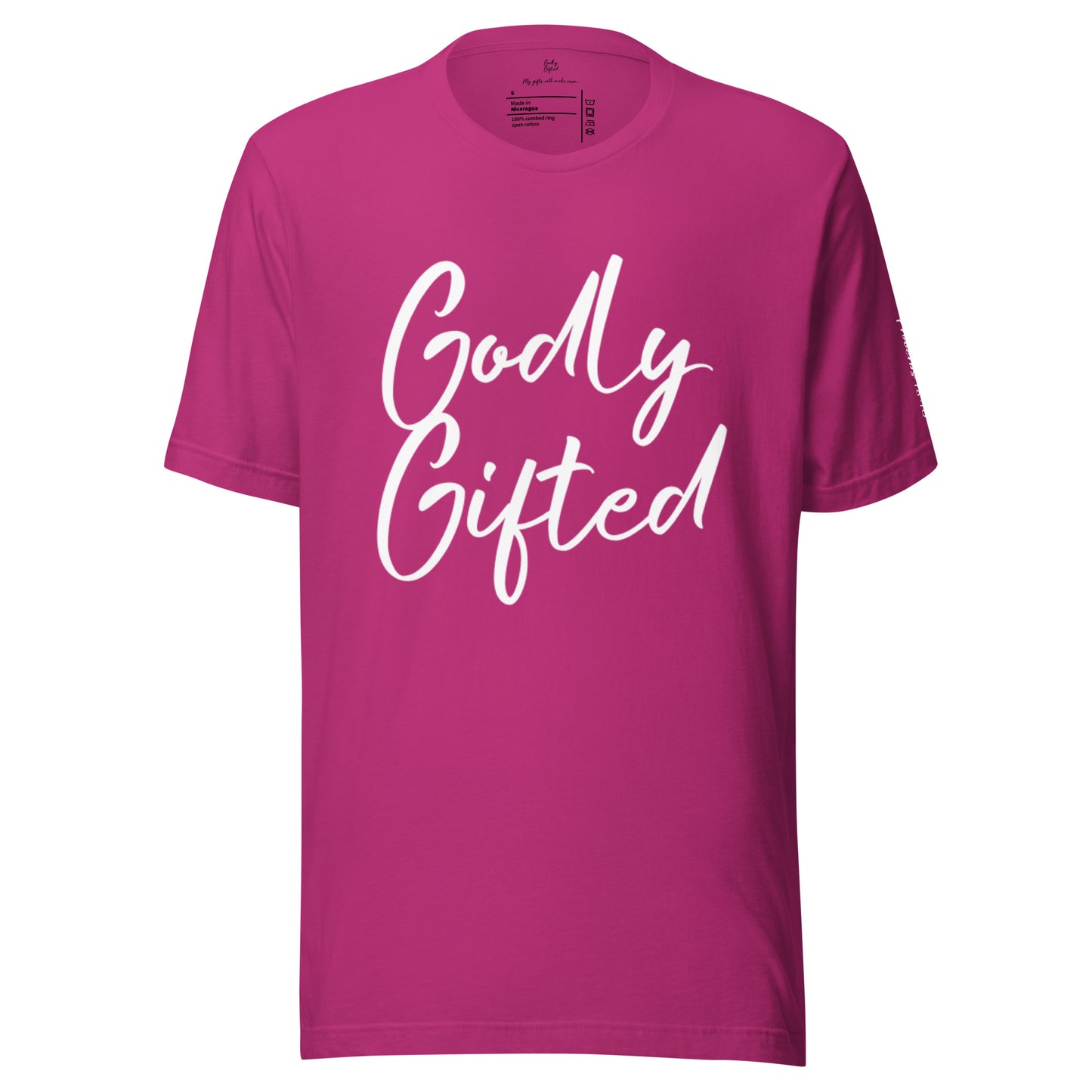 Godly Gifted Signature Unisex t-shirt (Multiple Colors)