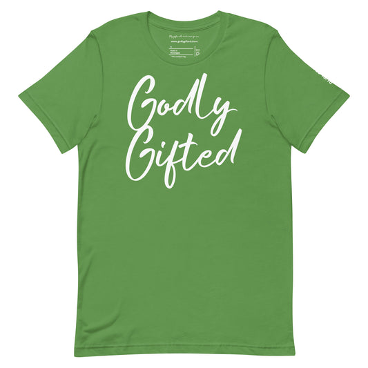 Godly Gifted Signature Unisex Leaf Green T-shirt