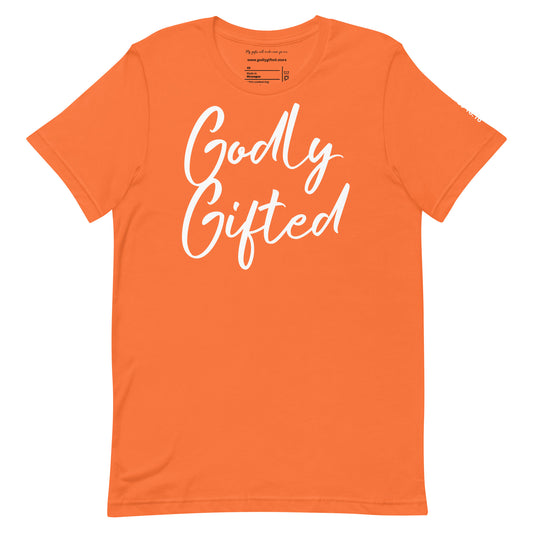 Godly Gifted Signature Unisex Orange T-shirt