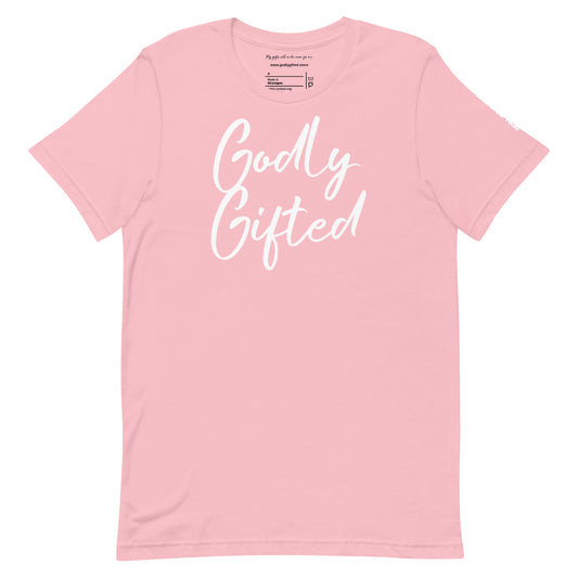 Godly Gifted Signature Unisex Pink T-shirt